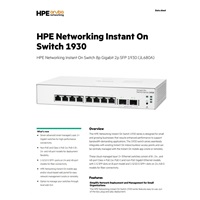 HPE Networking Instant On Switch 8p Gigabit 2p SFP (fanless) 1930