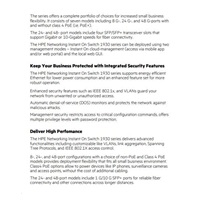 HPE Networking Instant On Switch 8p Gigabit 2p SFP (fanless) 1930