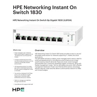 HPE Networking Instant On Switch 8p Gigabit JL810A 1830 (fanless)