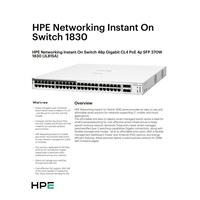 HPE Networking Instant On Switch 48p Gigabit CL4 PoE 4p SFP 370W 1830 (JL815A)