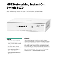 HPE Networking Instant On Switch 5p Gigabit 1430  R8R44A