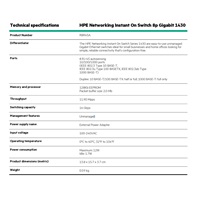 HPE Networking Instant On Switch 8p Gigabit 1430 (R8R45A)