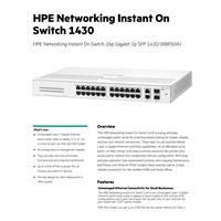 HPE Networking Instant On Switch 26p Gigabit 2p SFP 1430 R8R50A