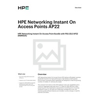HPE Networking Instant On Access Point Bundle with PSU (EU) AP22 (Includes 12V Power Adapter with EU Power Plug) R6M50A