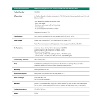 HPE Networking Instant On Access Point Bundle with PSU (EU) AP22 (Includes 12V Power Adapter with EU Power Plug) R6M50A