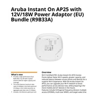 HPE Networking Instant On Access Point Bundle with PSU (EU) AP25 (R9B33A)