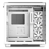 NZXT skříň H9 Elite dvoukomorová ATX / 3xRGB 120 mm / 1x 120mm fan / prosklená / RGB&fan controler / bílá