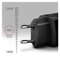 AXAGON ACU-PQ30, Sil ładowarka sieciowa 30W, 2x port (USB-A + USB-C), PD3.0/PPS/QC4+/SFC/AFC/Apple, czarna