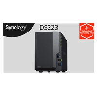 Synology DS223 DiskStation (4C/RealtekRTD1619B/1,7GHz/2GBRAM/2xSATA/2xUSB3.2/1xGbE)