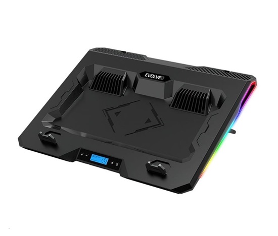 EVOLVEO Ania 10 RGB, nastavitelný podstavec pro notebook