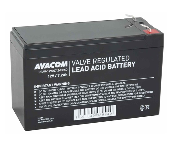 AVACOM baterie 12V 7,2Ah F2 DeepCycle (PBAV-12V007,2-F2AD)