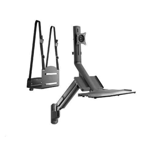 Nástěnný 3D polohovací držák monitoru a Pc Fiber Mounts M8C38
