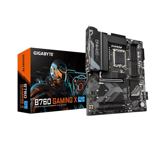 GIGABYTE MB Sc LGA1700 B760 GAMING X, 4xDDR5, 1xDP, 1xHDMI