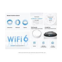TP-Link Deco X50-PoE (2-pack) WiFi6 Mesh (AX3000,2,4GHz/5GHz,1x2,5GbELAN/WAN,1xGbELAN/WAN,1xPoE)