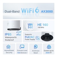 TP-Link Deco X50-Outdoor (1-pack) WiFi6 Mesh (AX3000,2,4GHz/5GHz,2xGbELAN/WAN)