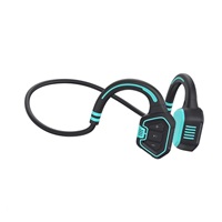 EVOLVEO bezdrátová sluchátka BoneSwim MP3 16GB, na lícní kosti, modrá