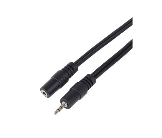 PREMIUMCORD Kabel audio 2,5mm Jack - Jack przedłużający 5m (M/F, stereo)