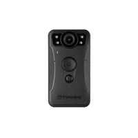 TRANSCEND osobní kamera DrivePro Body 30, 2K QHD 1440P, infra LED, 64GB paměť, Wi-Fi, Bluetooth, USB 2.0, IP67, černá