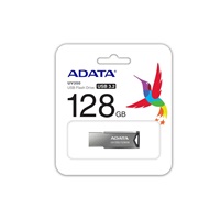 ADATA Flash Disk 128GB UV350, USB 3.2 Dash Drive, tmavě stříbrná textura kov