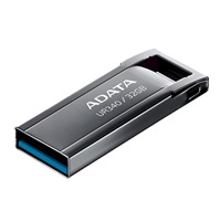 ADATA Flash Disk 32GB UR340, USB 3.2 Dash Drive, kov lesklá černá