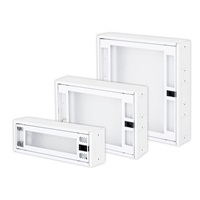 TRITON Hybridní rozvaděč 166x500x110 mm RAL9003 hl. lesklá