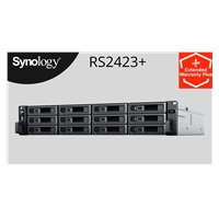 Synology RS2423RP+ RackStation (4C/Ryzen V1780B/3,35-3,6GHz/8GBRAM/12xSATA/2xUSB3.2/1xminiSAS/2xGbE/1x10GbE/1xPCIe/RP)