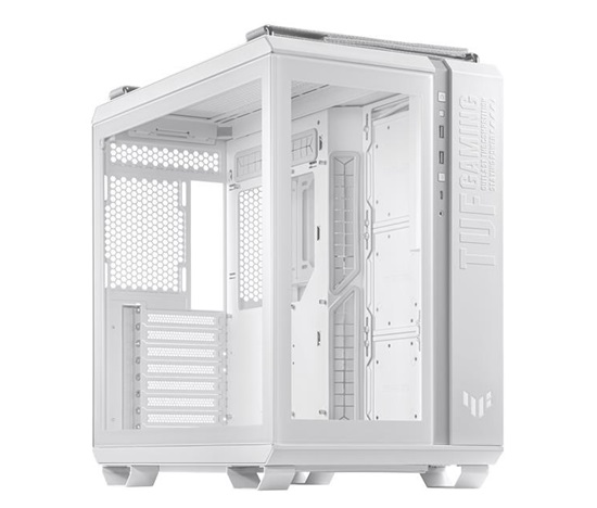 ASUS case TUF GAMING CASE (GT502) TG, Mid Tower, průhledná bočnice, bílá