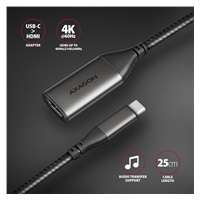 AXAGON RVC-HI2M, USB-C -> HDMI 2.0a konwerter / adapter, 4K/60Hz HDR10