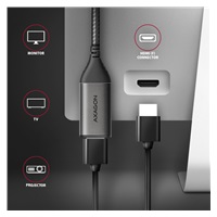 AXAGON RVC-HI2M, USB-C -> HDMI 2.0a konwerter / adapter, 4K/60Hz HDR10