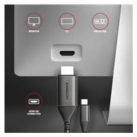 AXAGON RVC-HI2MC, USB-C -> HDMI 2.0 konwerter / kabel 1.8m, 4K/60Hz HDR10