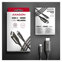 AXAGON RVC-HI2MC, USB-C -> HDMI 2.0 konwerter / kabel 1.8m, 4K/60Hz HDR10