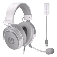 ENDORFY Sluchátka Viro Plus USB Onyx White, 3.5mm jack, USB, bílá