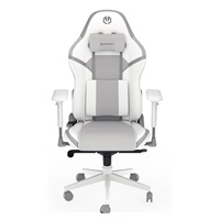 ENDORFY Herní židle Scrim Onyx White, kožená, bílá