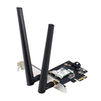ASUS PCE-AXE5400 Wireless AXE5400 PCIe Wi-Fi 6E Adapter Card, Bluetooth 5.2