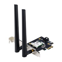 ASUS PCE-AXE5400 Wireless AXE5400 PCIe Wi-Fi 6E Adapter Card, Bluetooth 5.2