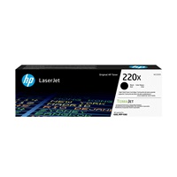 HP 220X Black Original LaserJet Toner Cartridge (7,500 pages)