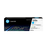 HP 220X Cyan Original LaserJet Toner Cartridge (5,500 pages)