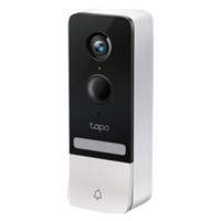 TP-Link Tapo D230S1 Chytrý video zvonek Tapo T230S1 1xTapo D230, 1xTapo H200 (5MP, 2K, WiFi, IR 8m, 1xGbE, microSD)