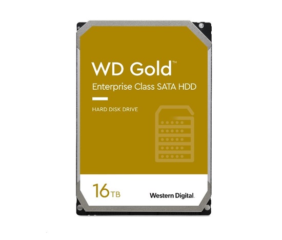 BAZAR - WD GOLD WD161KRYZ 16TB SATA/ 6Gb/s 512MB cache 7200 ot., CMR, Enterprise