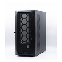 1stCOOL skříň Wind Storm Black MiddleTower, AU, USB3.0, bez zdroje, černá