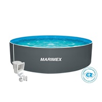 Marimex Orlando bazén 3,66x0,91 m s příslušenstvím - motiv šedý