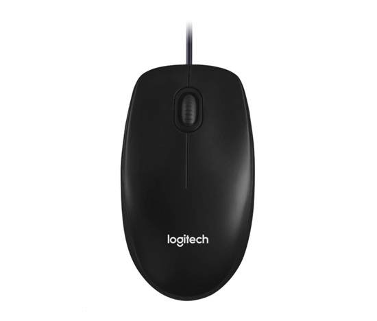 Logitech Mouse M100, black