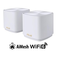 ASUS ZenWiFi XD4 Plus 2-pack white Wireless AX1800 Dual-band Mesh WiFi 6 System