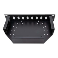 Optická vana 10" 1U, 8x SC simplex (8x LC duplex), černá