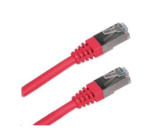 XtendLan patch kabel Cat5E, FTP - 5m, červený