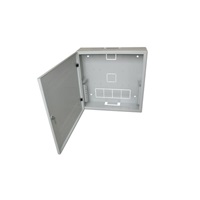 XtendLan 19" nástěnný vertikální rozvaděč 2U+4U 540x150, perforované dveře, šedý