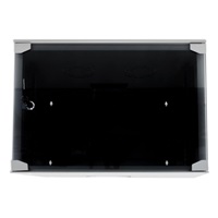 XtendLan 19" nástěnný rozvaděč 7U 520x400, nosnost 35 kg, skleněné kouřové dveře, svařovaný, šedý