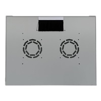 XtendLan 19" nástěnný rozvaděč 7U 520x400, nosnost 35 kg, skleněné kouřové dveře, svařovaný, šedý