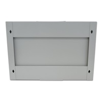 XtendLan 19" nástěnný rozvaděč 7U 520x400, nosnost 35 kg, skleněné kouřové dveře, svařovaný, šedý