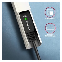 AXAGON ADR-215B, USB 2.0 A-M -> B-M aktywny połączeniowy / repeater kabel, 15m